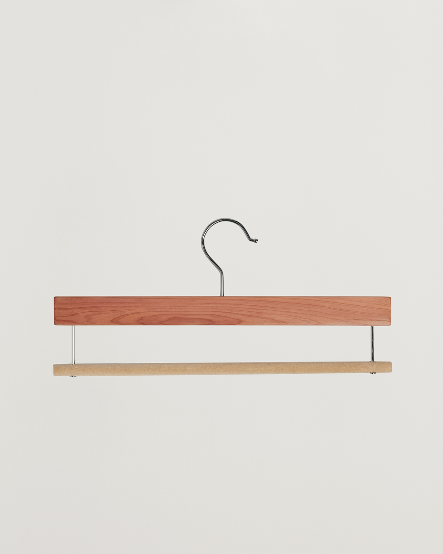 Care with Carl 2-Pack Cedar Wood Trouser Hangers