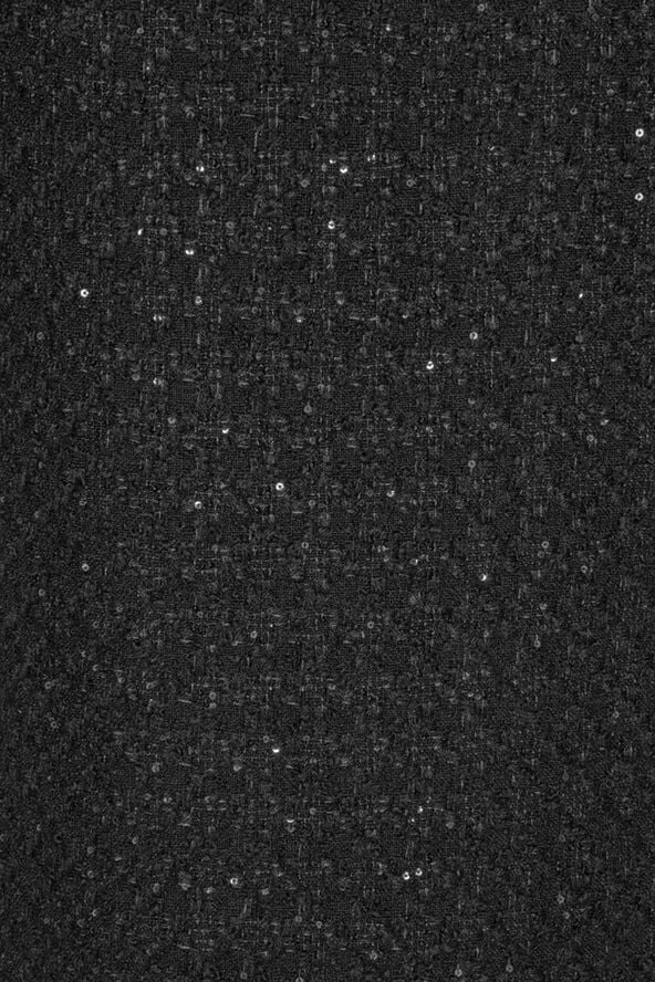 ROTATE Birger Christensen BOUCLE MAXI SKIRT Black