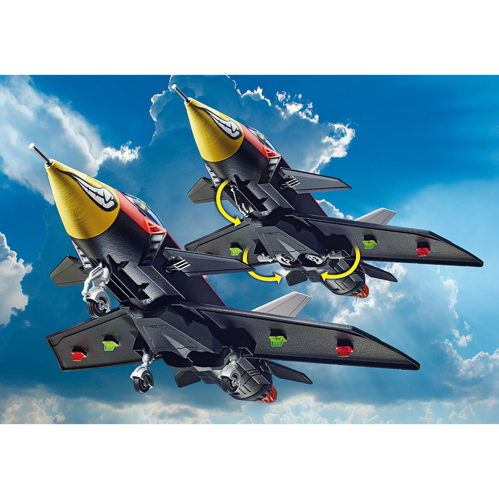 PLAYMOBIL Konstruktionsspielzeug Air Stuntshow Düsenjet 