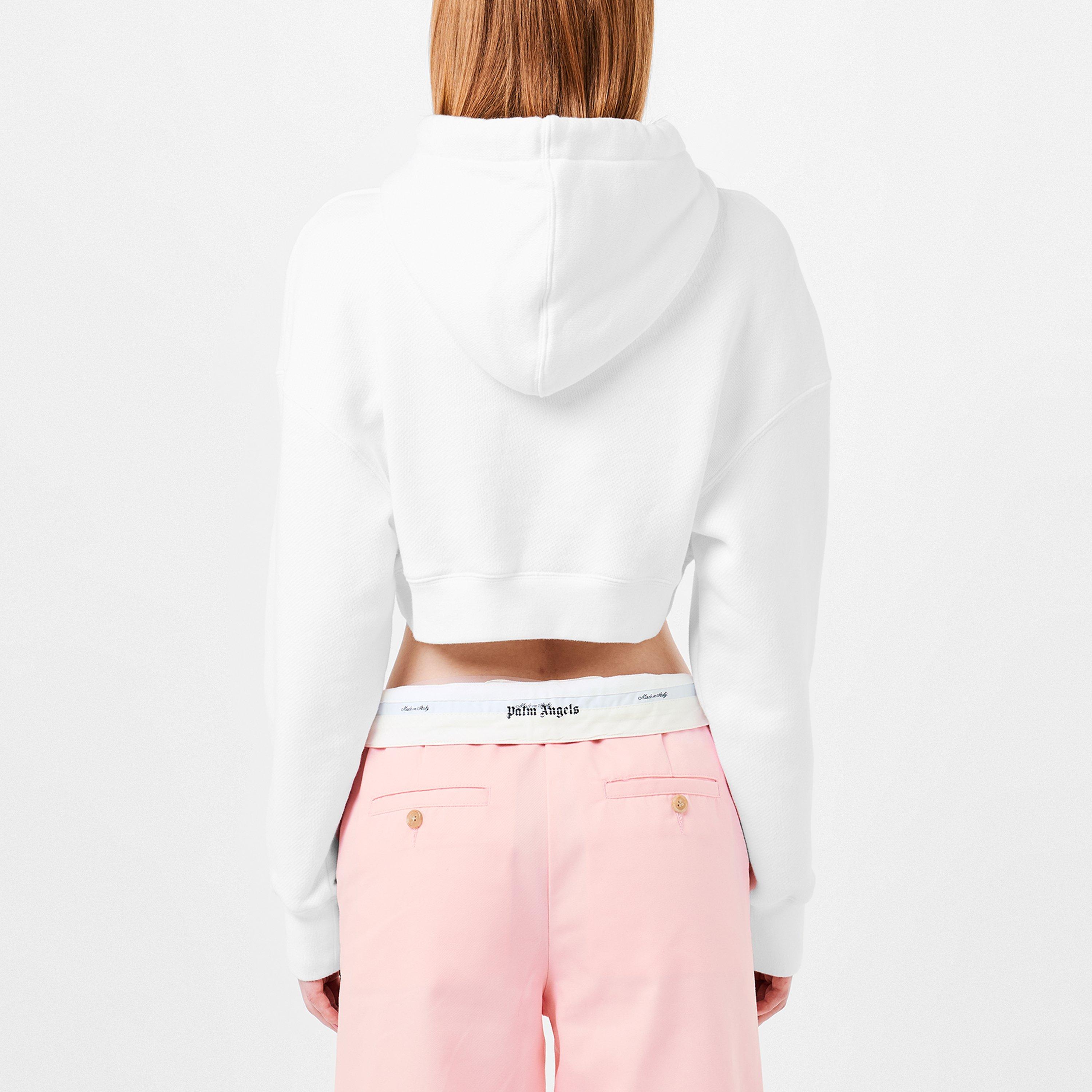 Palm Angels Paradise Cropped Hoodie