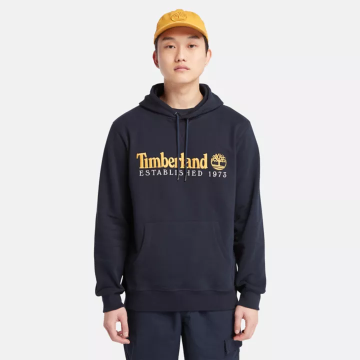 Sweat à capuche 50ème anniversaire pour homme en bleu marine