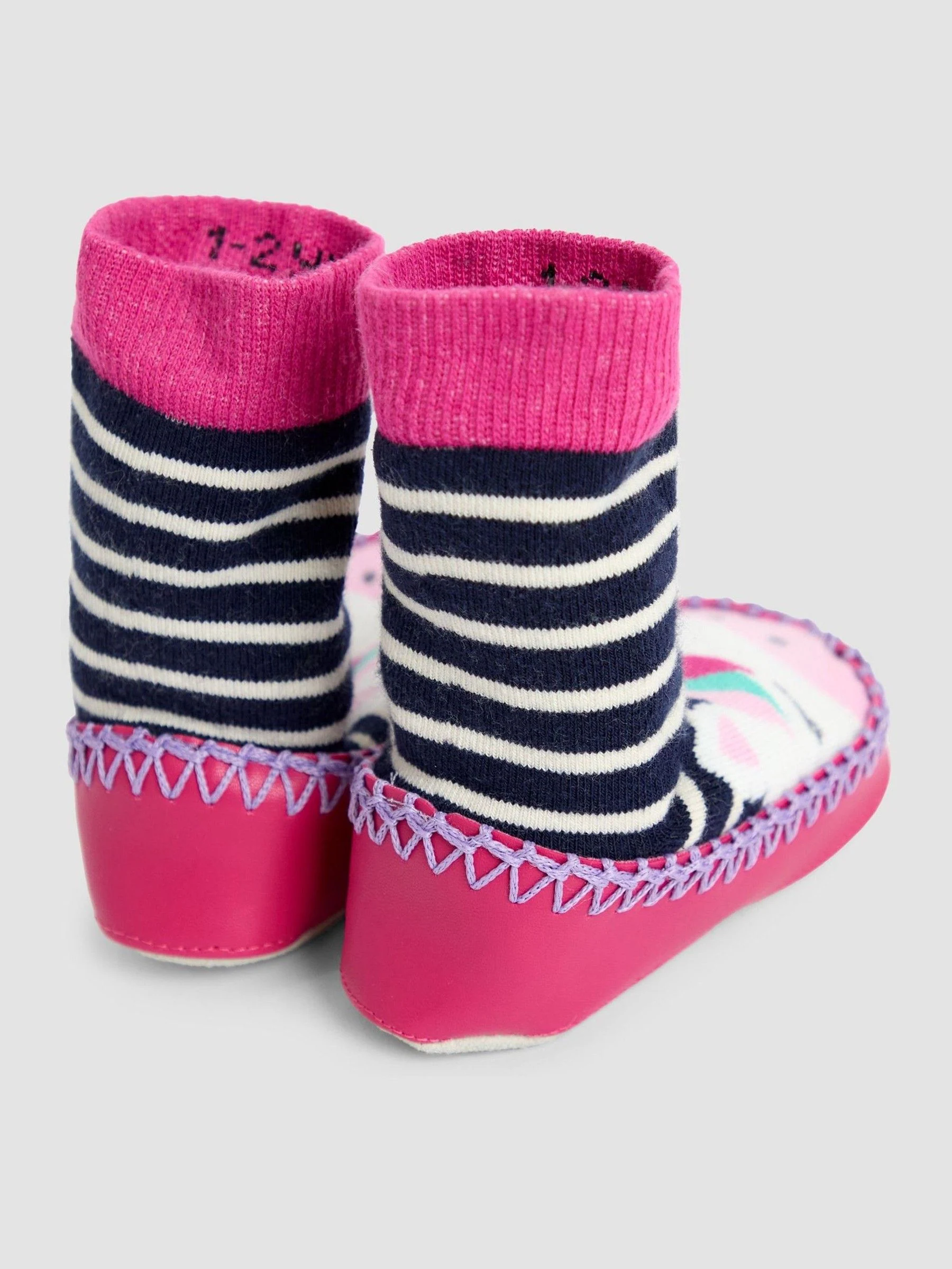 Jojo Maman Bébé moccasin pantoffelsokken