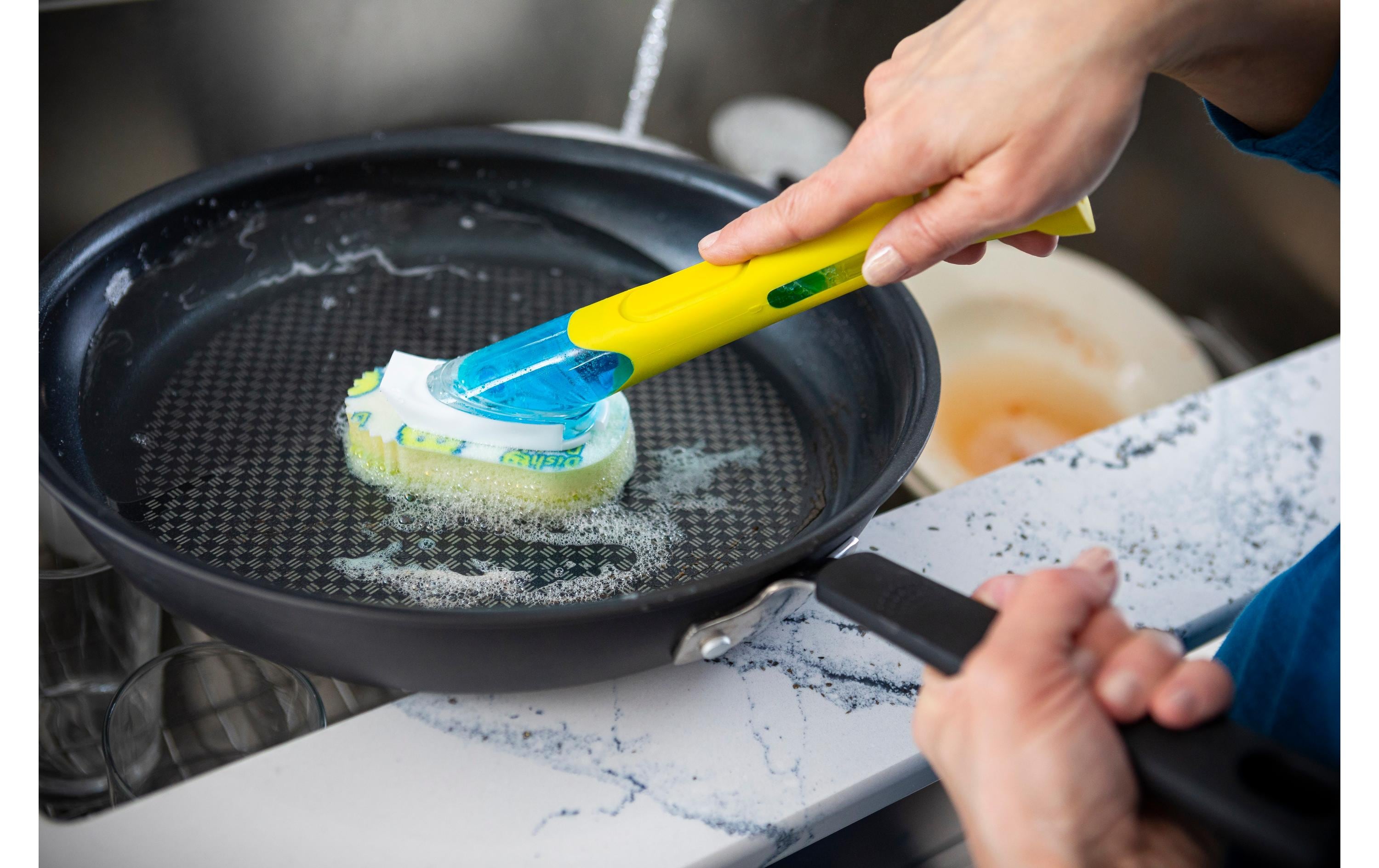 Dish Daddy Reinigungsbürste 1 StückAbwaschbürste mit auswechselbarem Kopf
