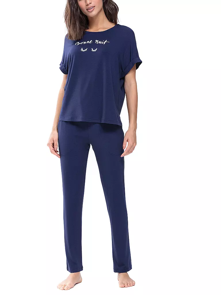 MEY Loungewear Hose VIVIANA dunkelblau