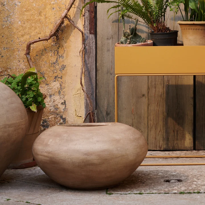 Ferm Living - Dodu Topf, H 30 cm, braun