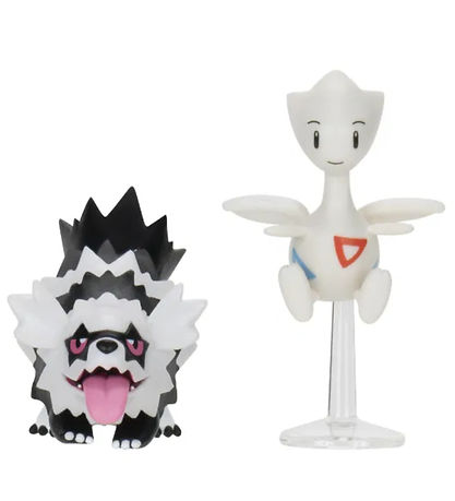 Pokémon Figuren - 2er-Pack - Battle Figure - Zigzagoon & Togetic