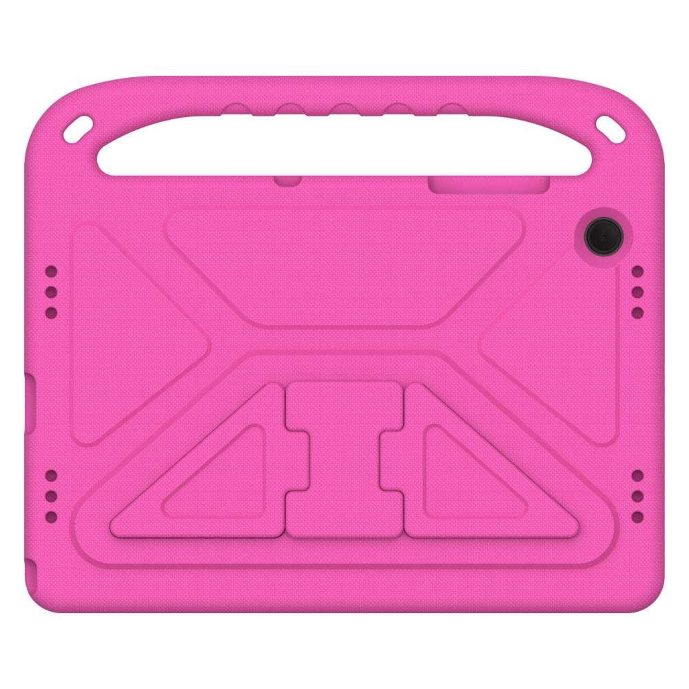 Samsung Galaxy Tab A11  Plus / A9  Plus Stossfeste Kinder Schaumstoff Hülle mit Griff   Kickstand - Pink