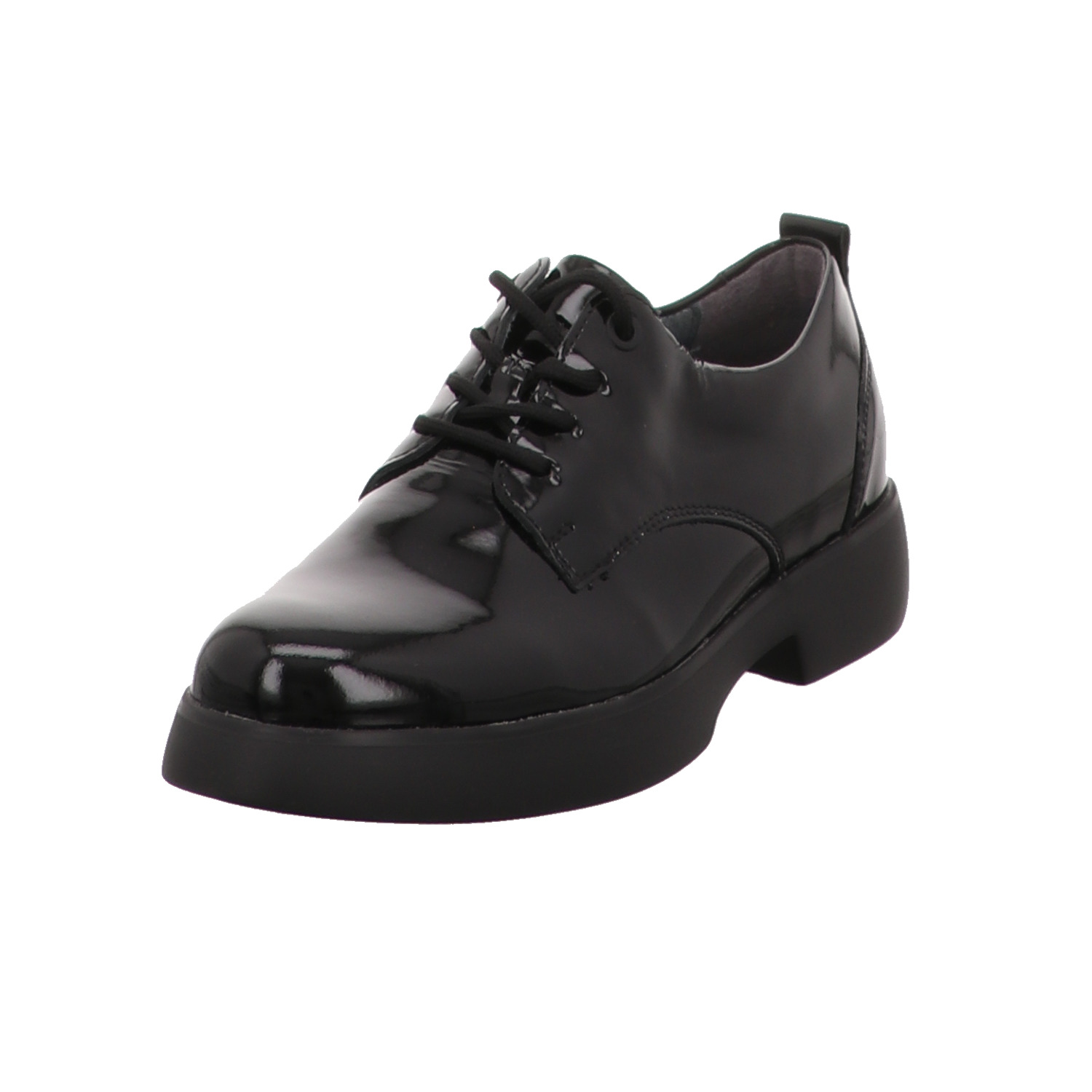 Waldläufer Schnürhalbschuh schwarz