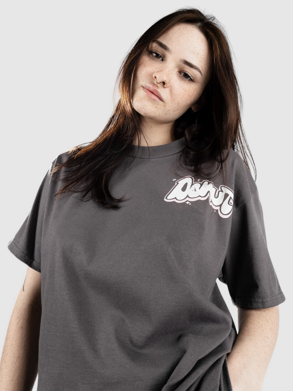 Donut Puff T-Shirt grey