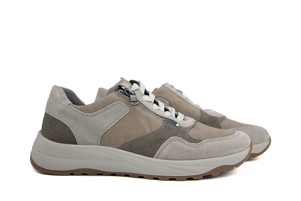 Waldlaufer Sneaker John Grey Beige Peltro