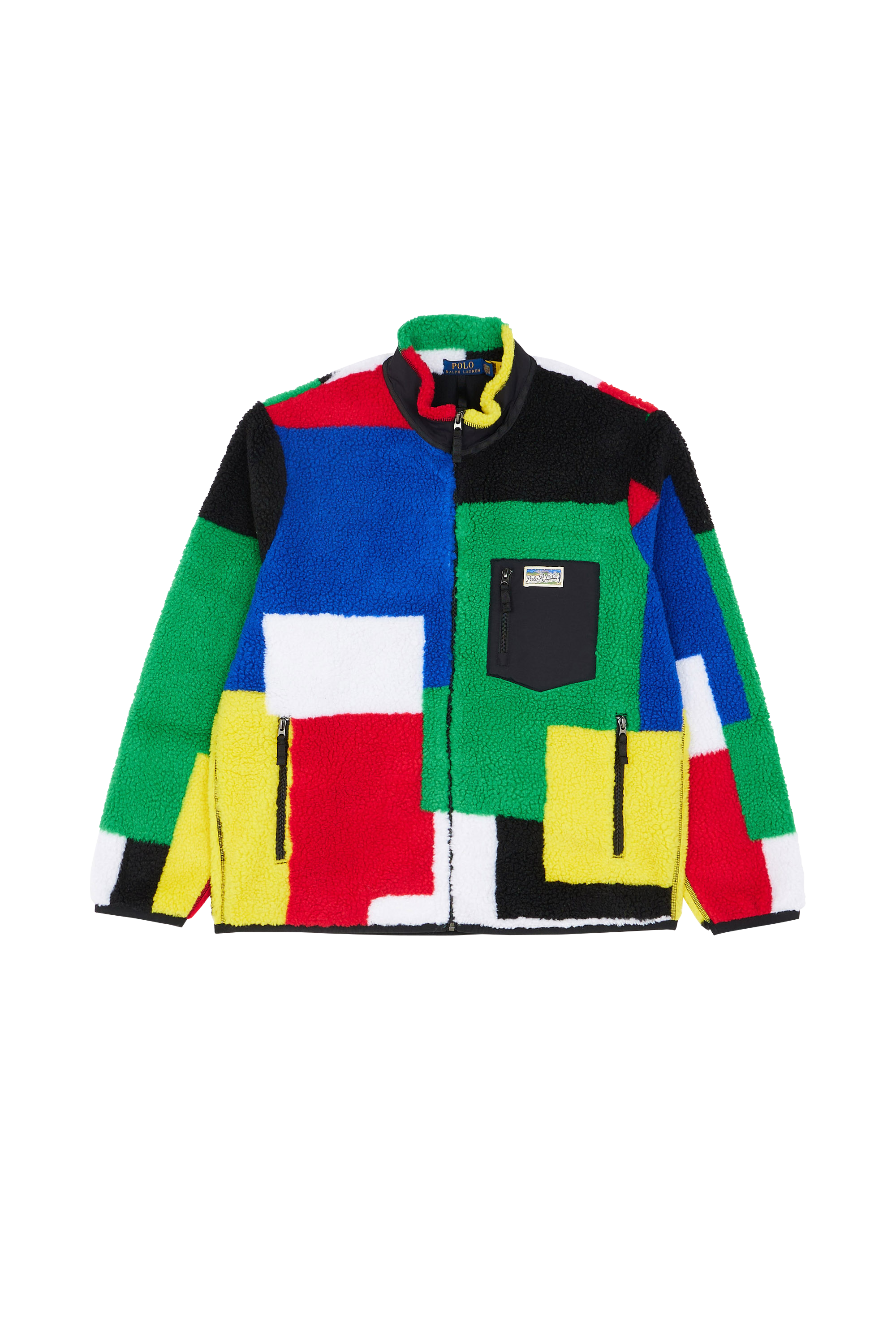 POLO RALPH LAUREN Veste HI PILE JACQUARD-LSL-SWS Multicolore