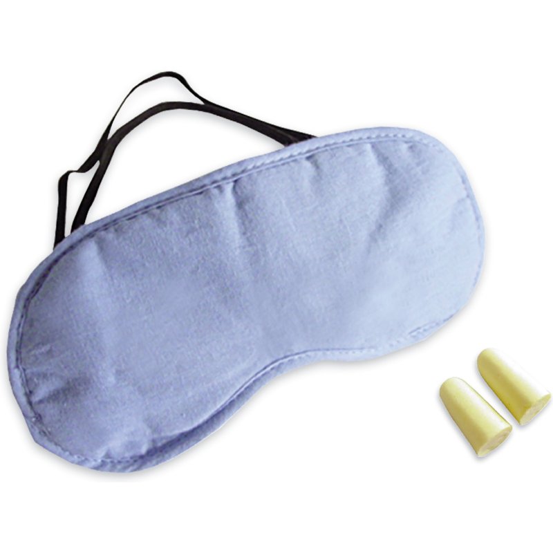 SAVEBAG Masque de sommeil en coton + Paire de bouchons d'oreilles