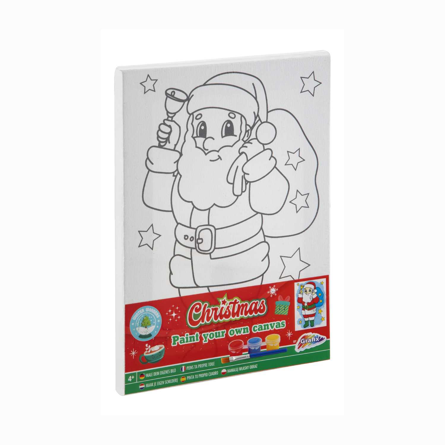 Keilrahmen 20x15cm Weihnachten  zum Ausmalen