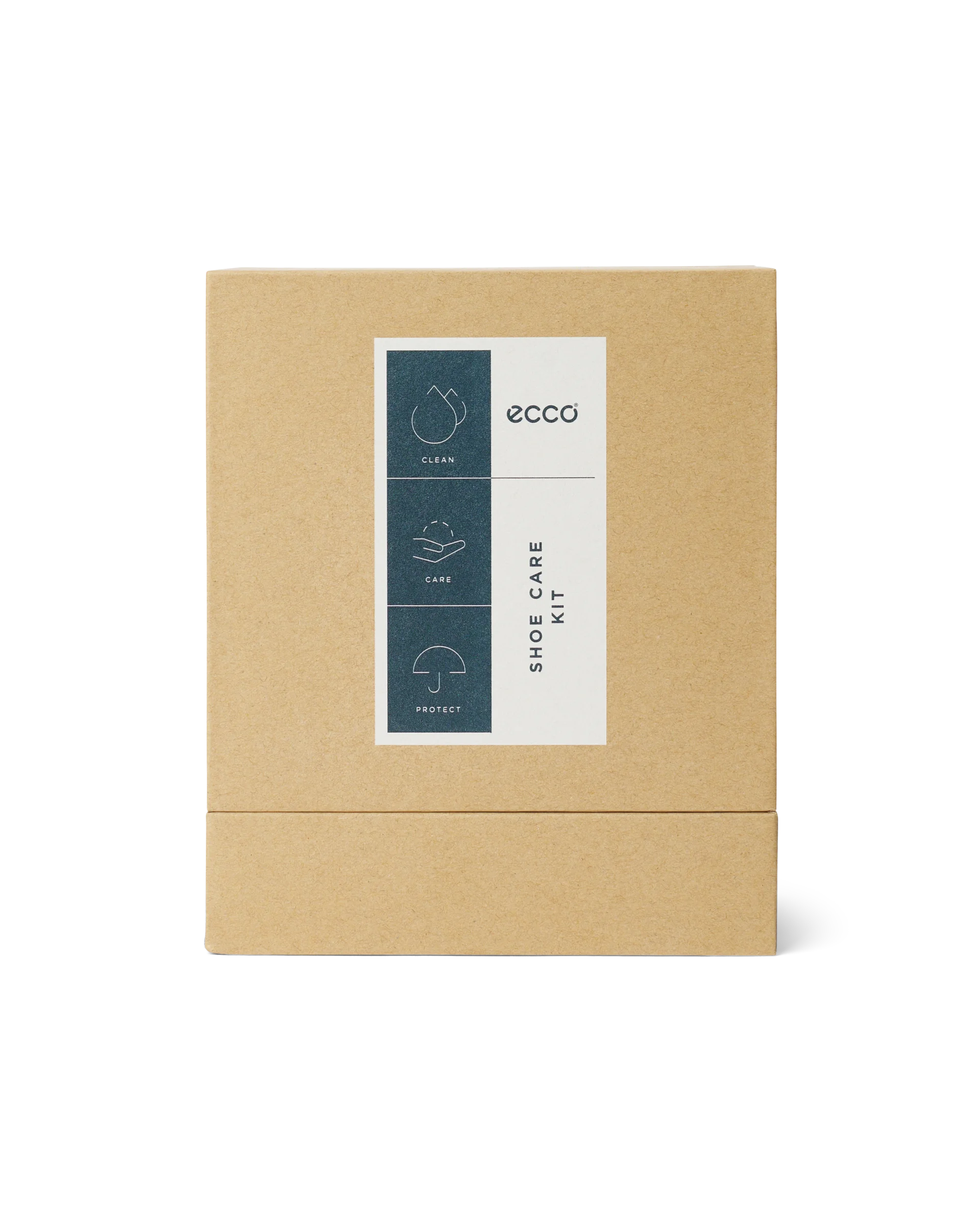 ECCO Shoe Care Kit Pflegeset für Lederschuhe Transparent 15X8,7X19 cm