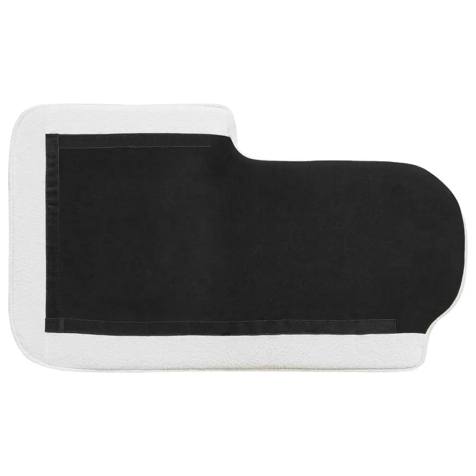 ALLIER - Chaise longue - Off-white - Rechterzijde - Bouclé