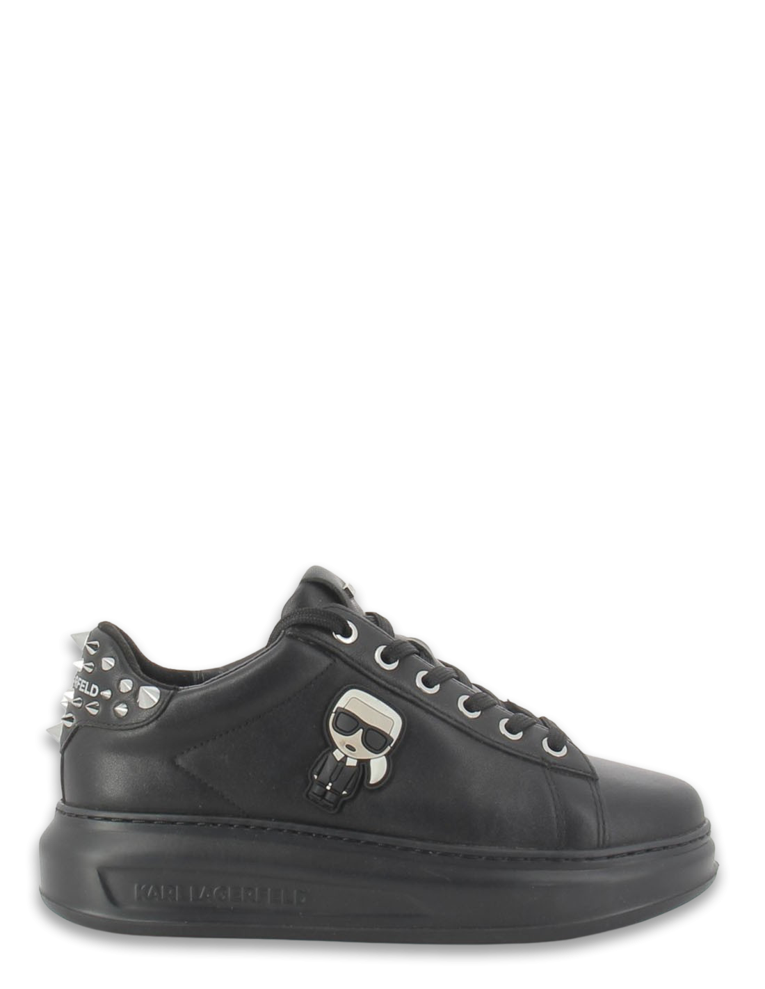 karl lagerfeld Baskets Compensées Femme kapri karl ikonic stud tab Noir