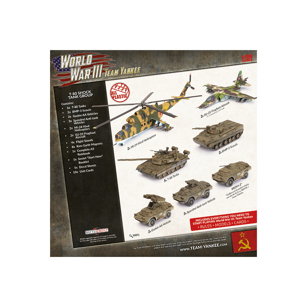 Team Yankee - Soviet Starter Force: T-80 Shock Tank Company