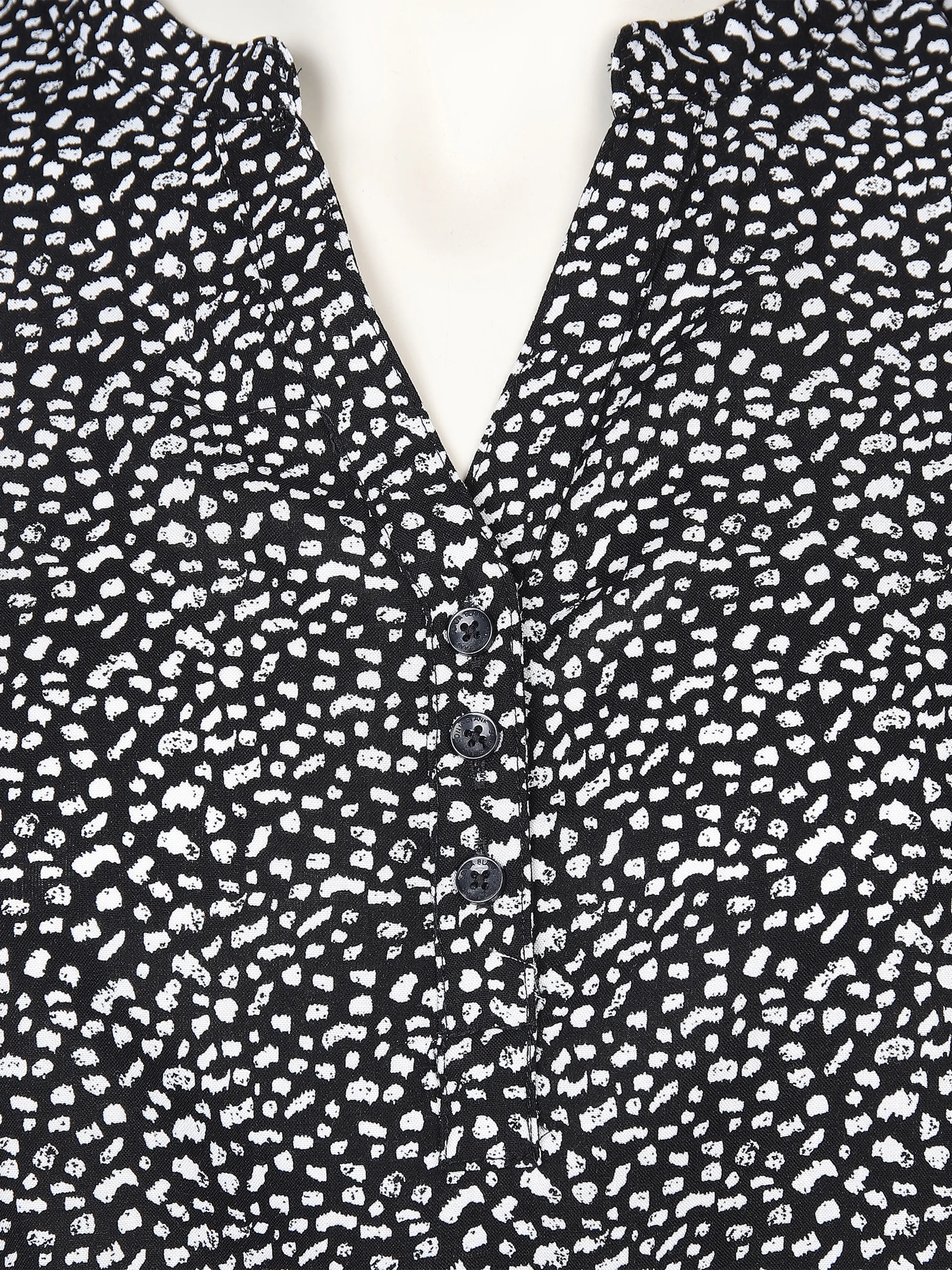 Große Größen Bluse mit Alloverprint