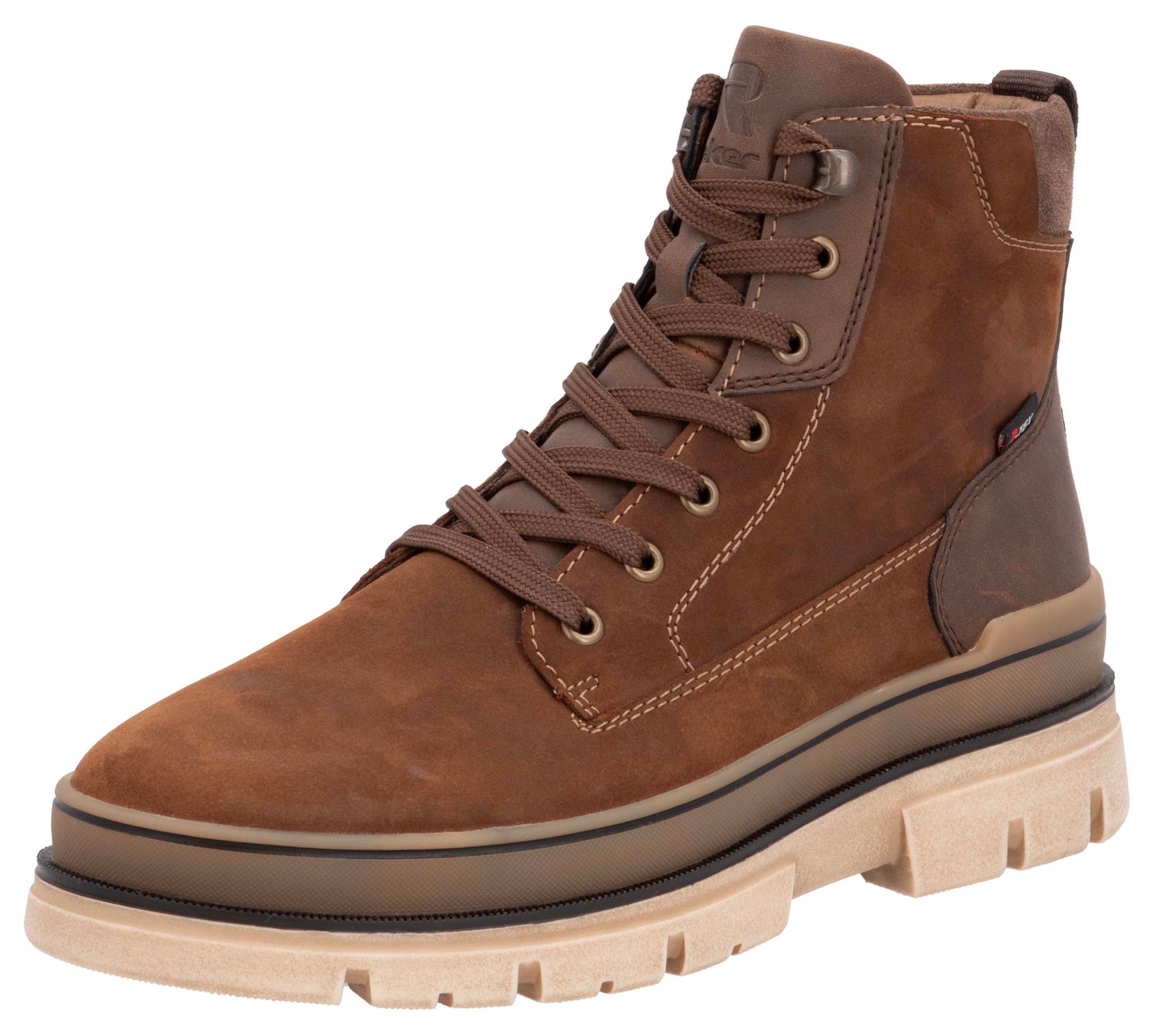Rieker EVOLUTION Winterstiefelette  Plateaustiefel, Schnürstiefel mit wasserabweisender TEX-Membran
