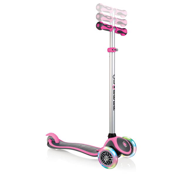 GlobberScooter GO UP 4in1 Lights Scooter deep pink