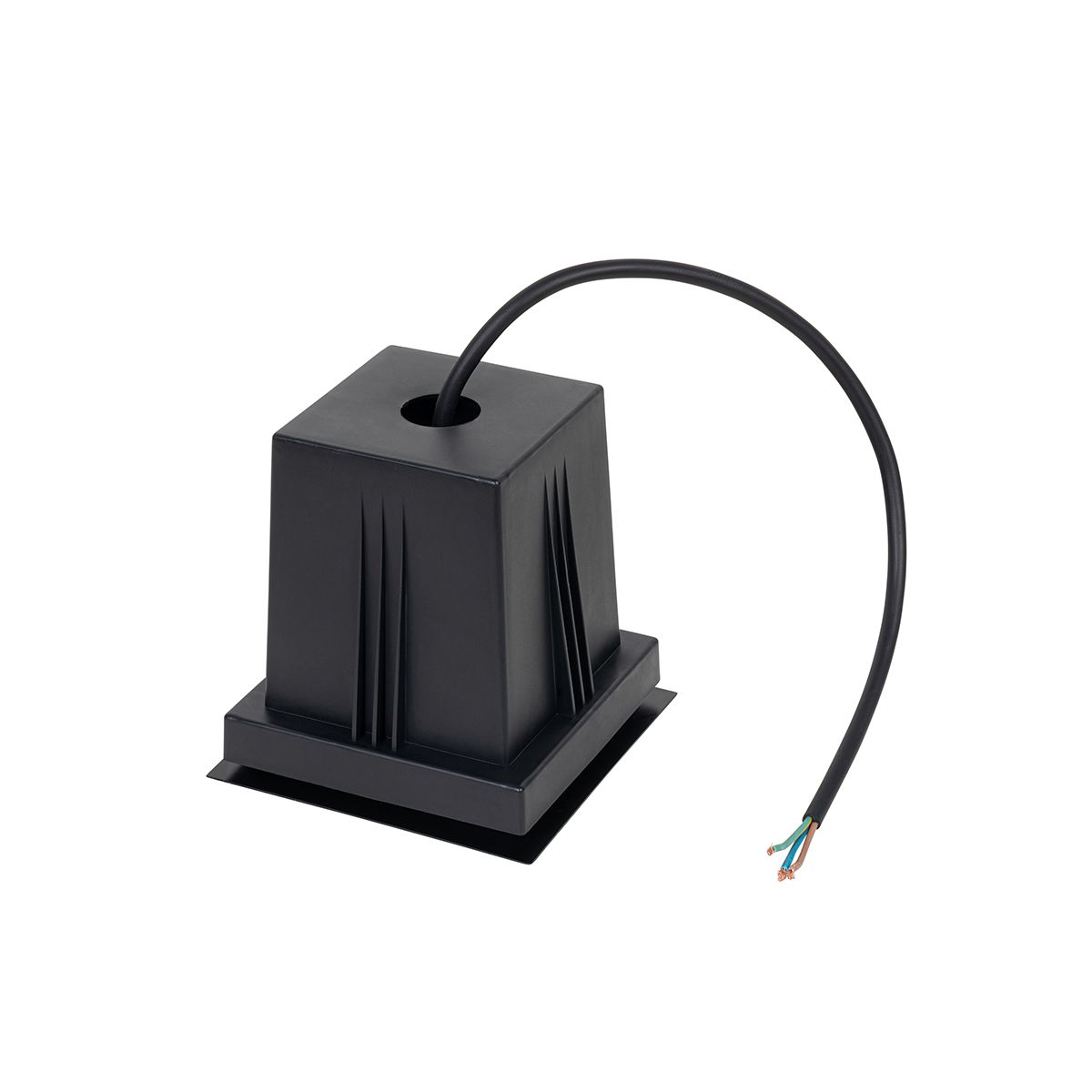 Smart grondspot zwart verstelbaar IP65 RGBW incl. Wifi GU10 50mm - Oneon