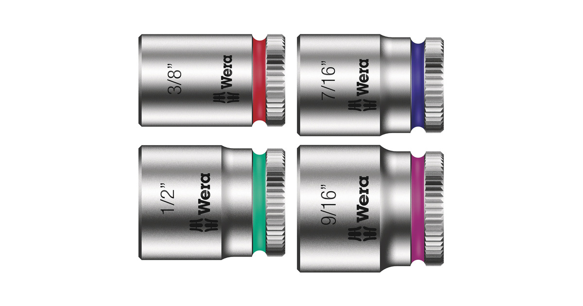 WeraTool-Check Modular Imperial 1, 21‑delig bitset  (Zwart/groen)