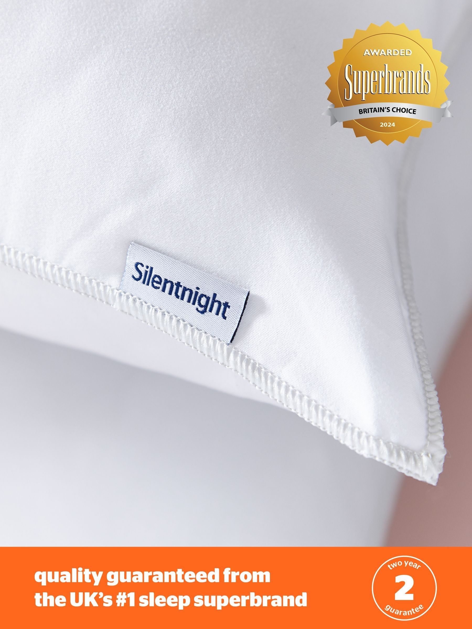 Silentnight - Verpakking van 2 warme en comfortabele kussens
