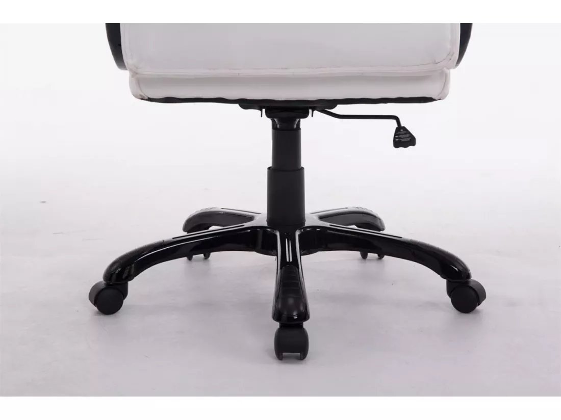 Chaise de bureau - Similicuir & Plastique - Blanc - BIG XXX
