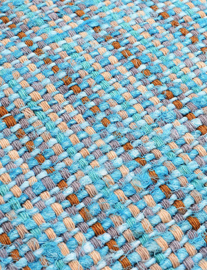 Intertwined Aqua Cushion Cover
