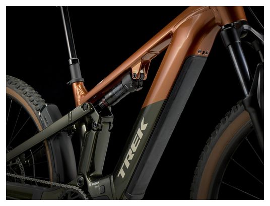 VTT Électrique Tout-Suspendu Trek Powerfly  FS 4 Shimano Cues 10V 600Wh 29'' Orange/Vert Gén. 4