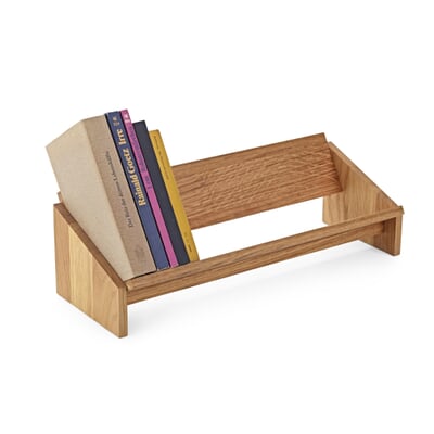 Schreibtisch-Bücherregal Eichenholz