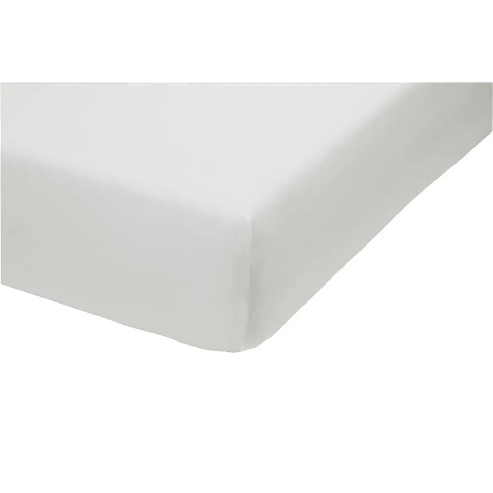 Ambiante Katoen - Splittopper Hoeslaken - 160x200 - Wit