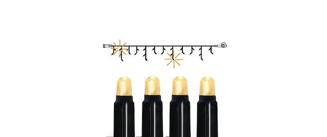 Parforce Traditional Hunting Lichterkette »Icicle Lights Extra System 24 Flashing, 300 cm« 24 Stk.-flammig