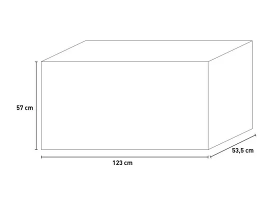 Coffre de rangement extérieur multifonction roues Springwood RollBox