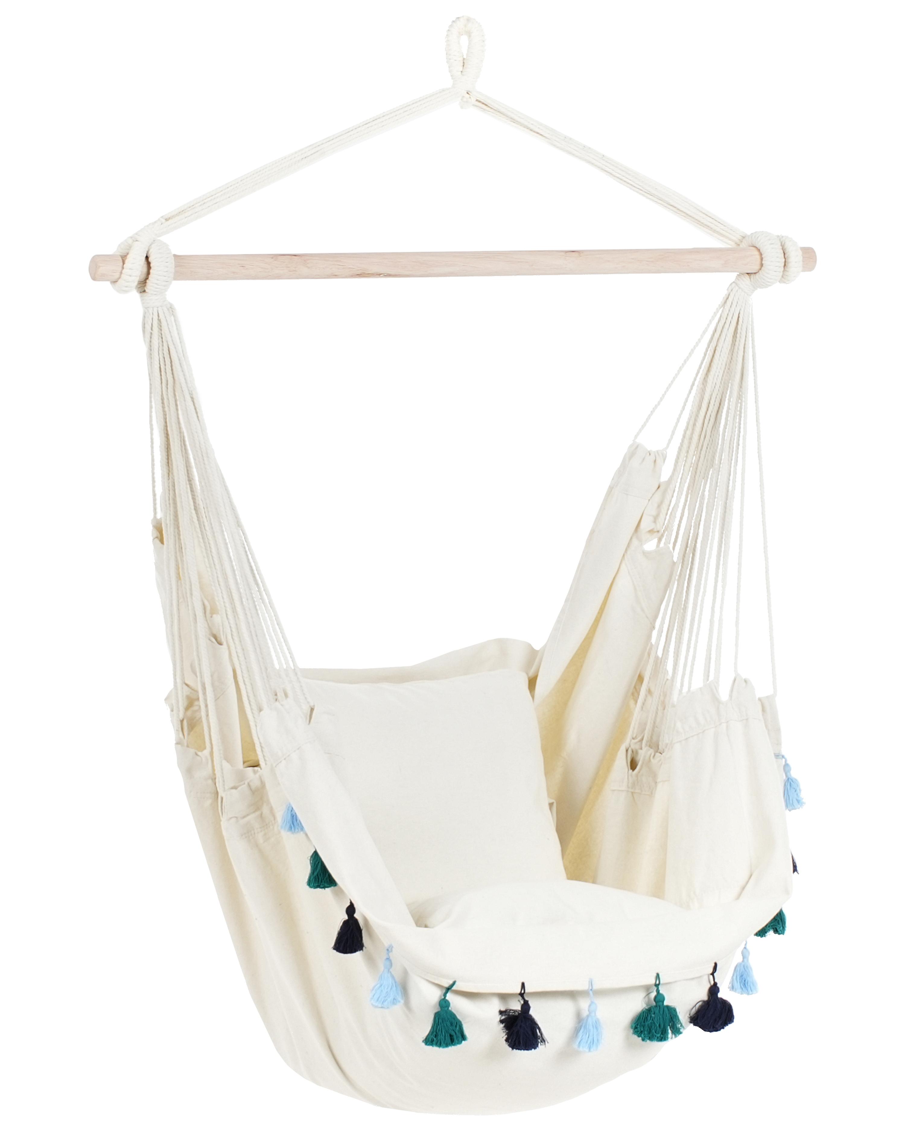 Hangstoel VARENA Katoen Blauw