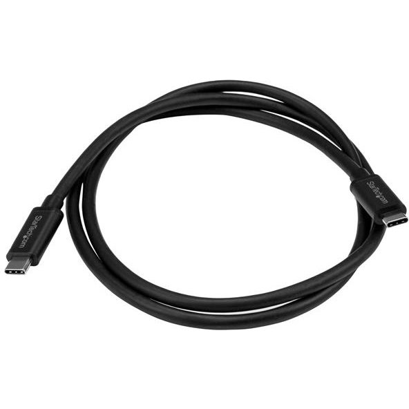 StarTech.com Câble USB-C de 1m, USB 10Gbps, 60W (3A) Power Delivery, 8K 60Hz/4K 144Hz DP Alt Mode, Certifié USB-IF - Compatible Thunderbolt