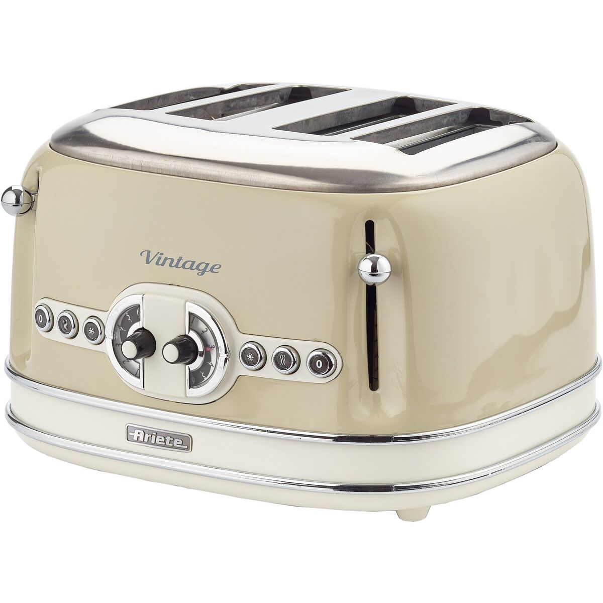 Brødrister 4 skiver, Beige