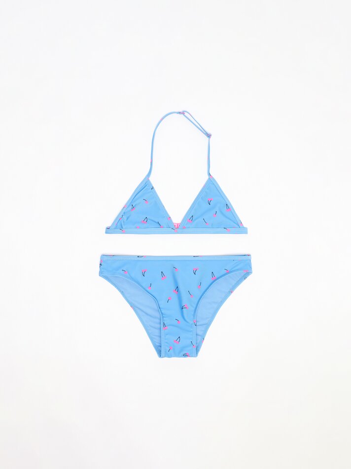 Conjunto de biquíni estampado de duas peças - Oceano