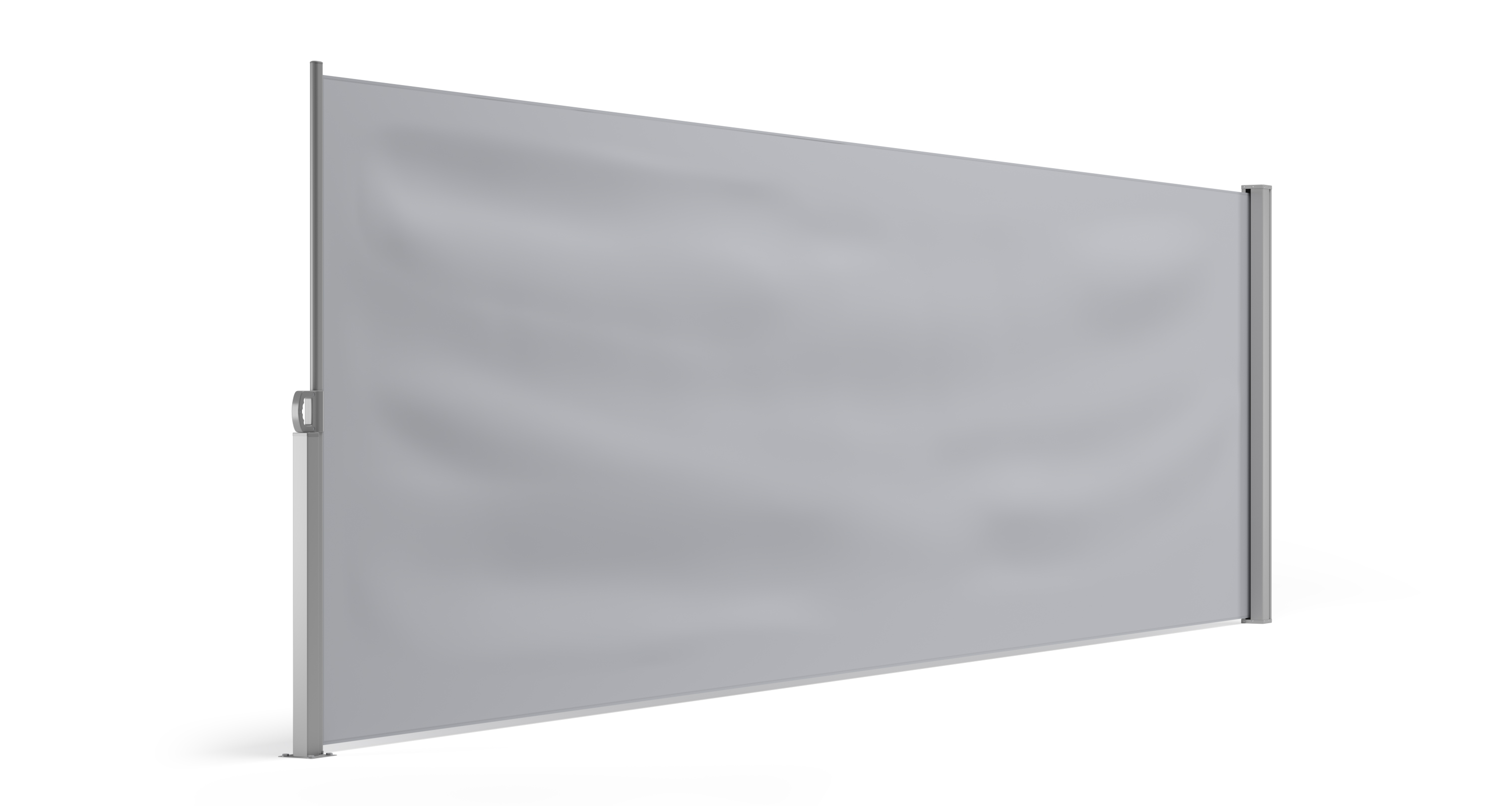 Seitenmarkise VIA 140 x 500 cm grau