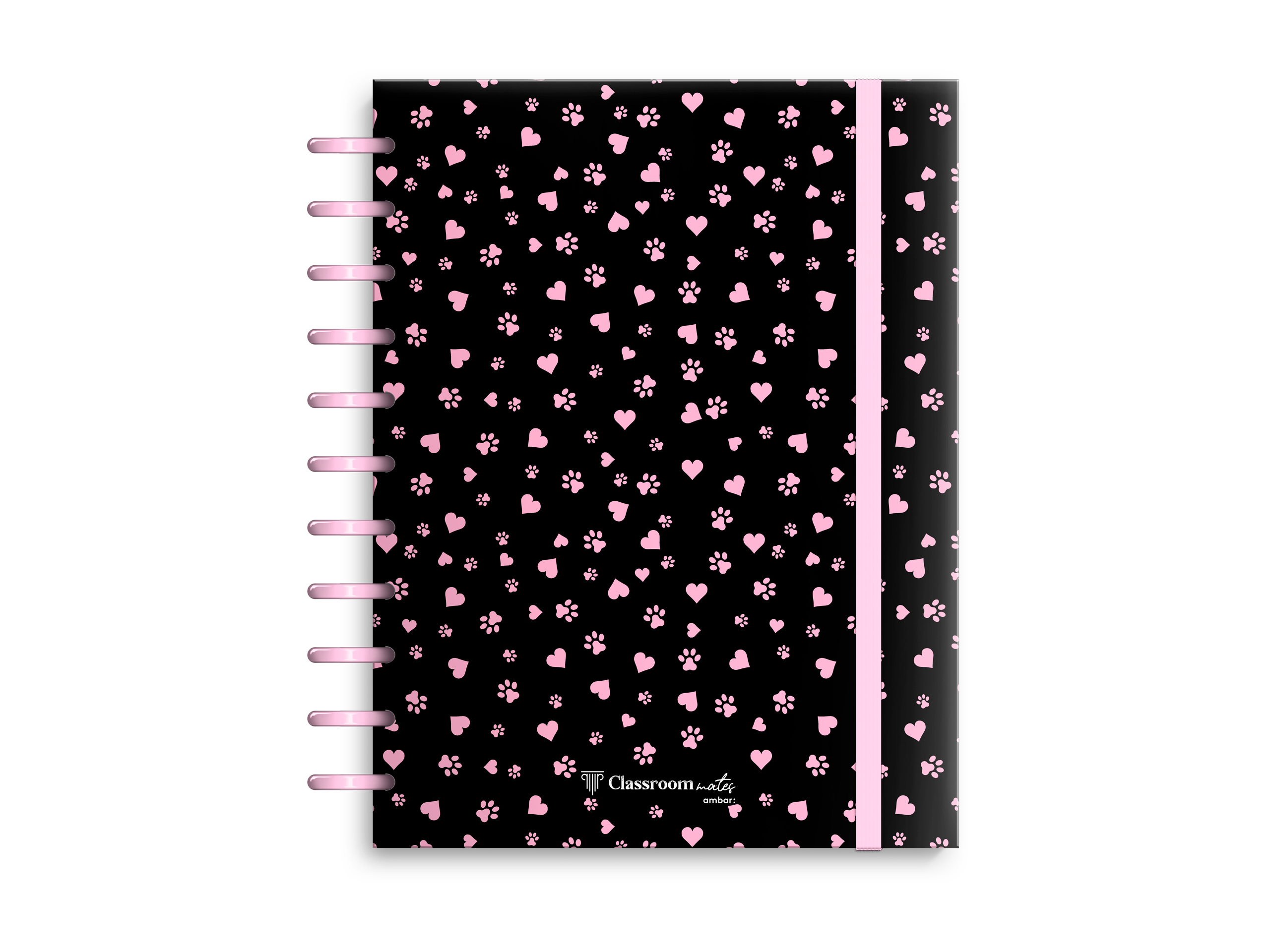CADERNO ECOSMART A4 AMBAR PET LOVERS 100 FOLHAS