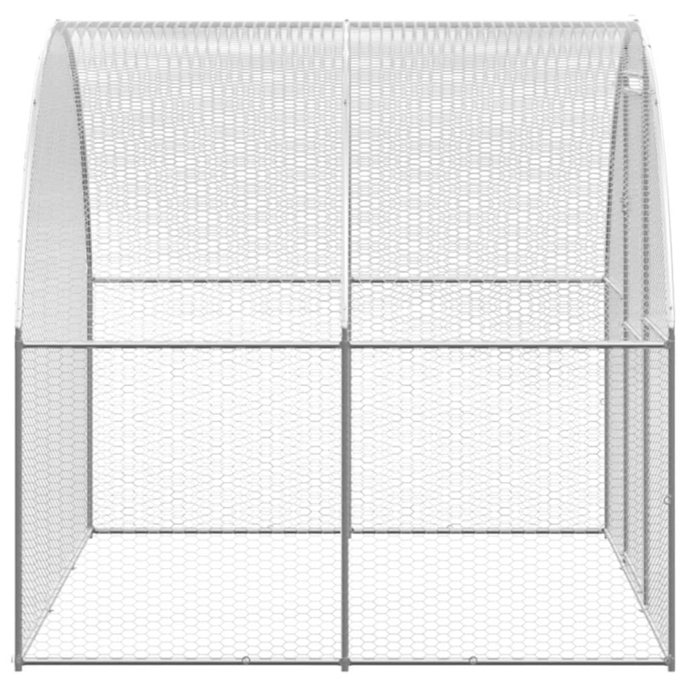 Poulailler d'extérieur 3x10x2 m acier galvanisé