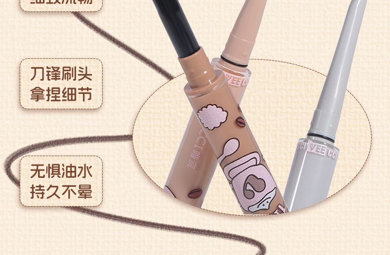 VEECCI - Coffee Series Dual-Ended Eyeliner - 3 kleuren