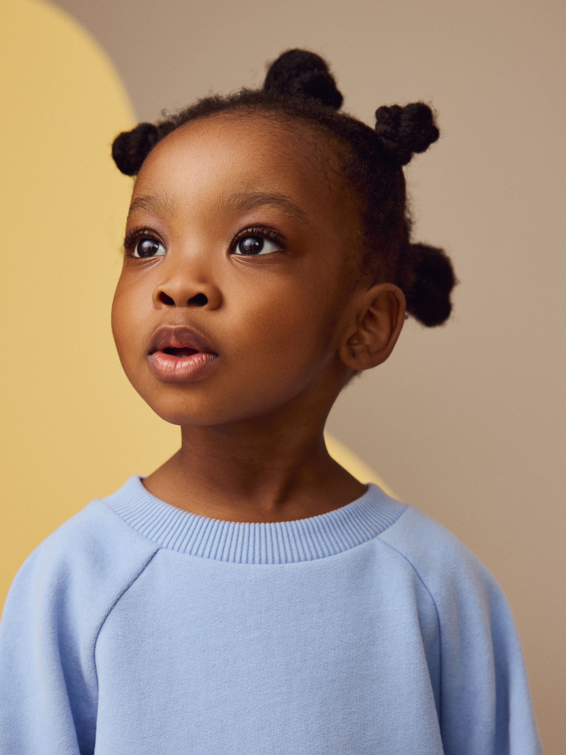 Blauw - Sweatshirt met ronde hals (3 mnd - 7 jr)