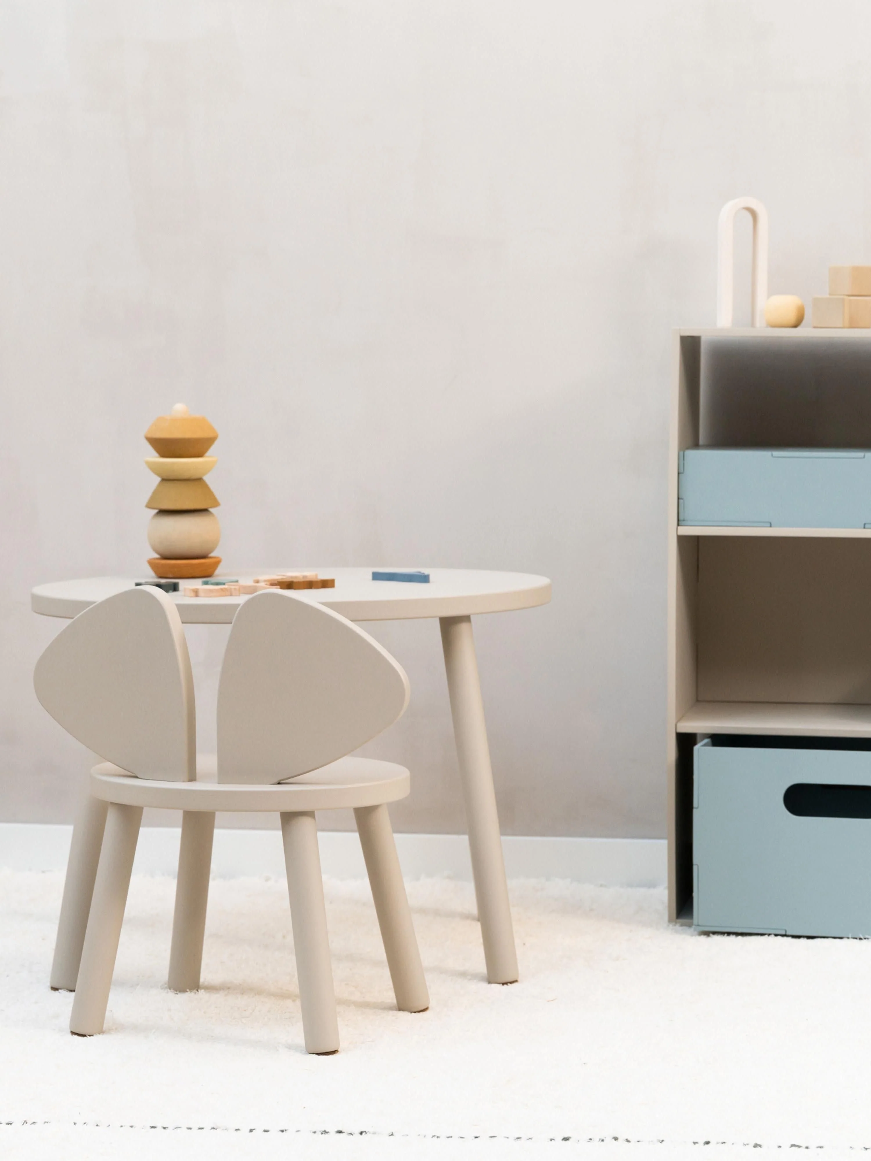 Kinderstoel Mouse van hout