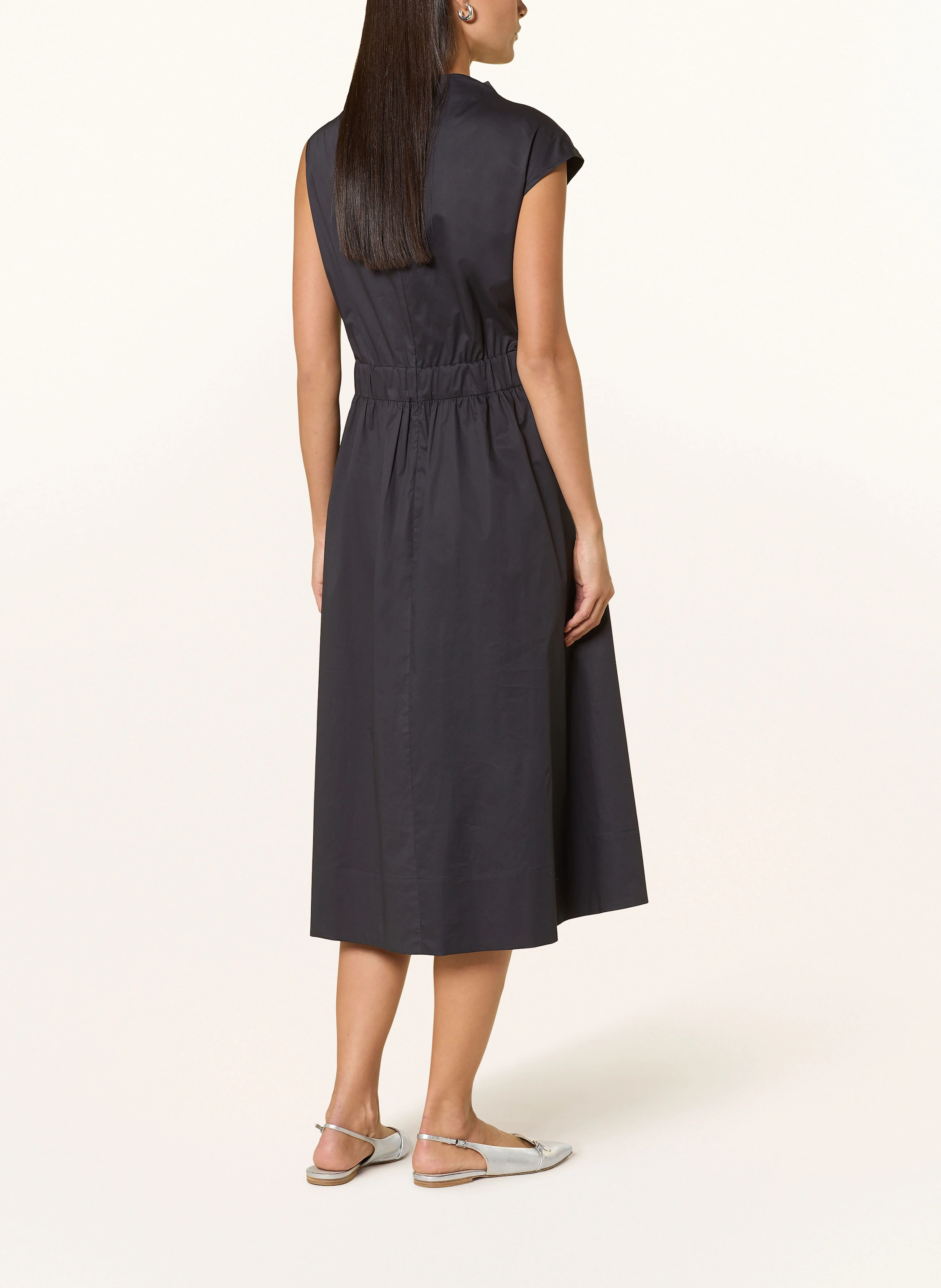 PESERICO Kleid mit Schmuckperlen