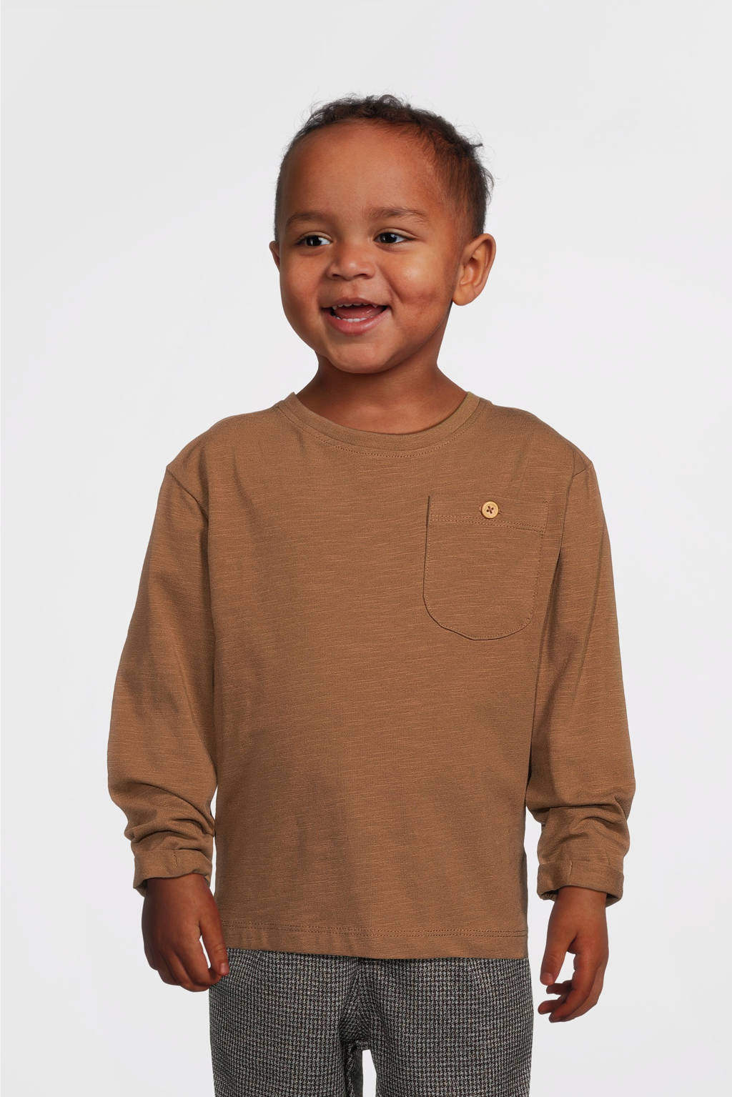 NAME IT longsleeve NMMNELKA bruin