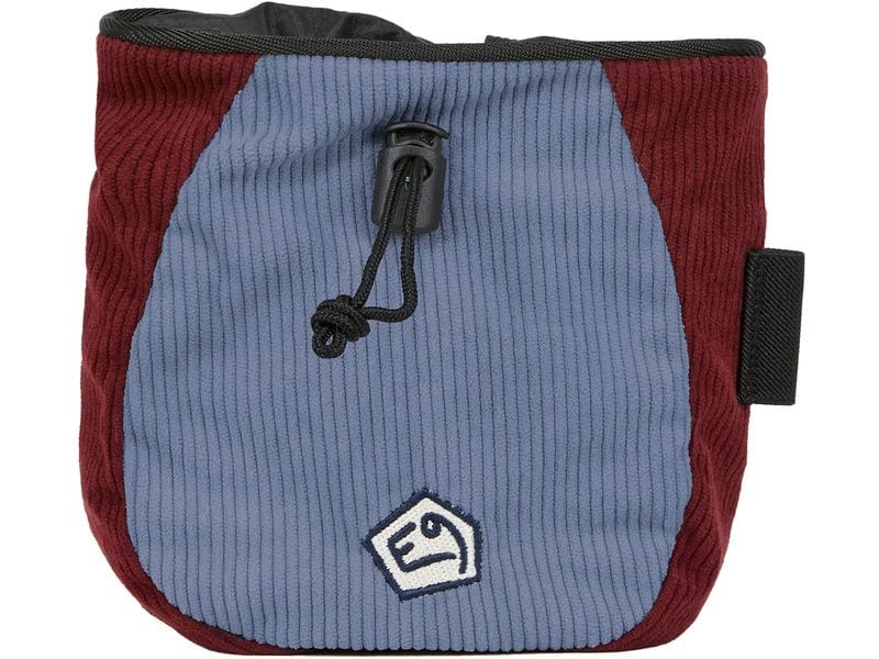 E9 Chalk Bag Drop-VS Dunkelrot/Lila Chalk-Tasche