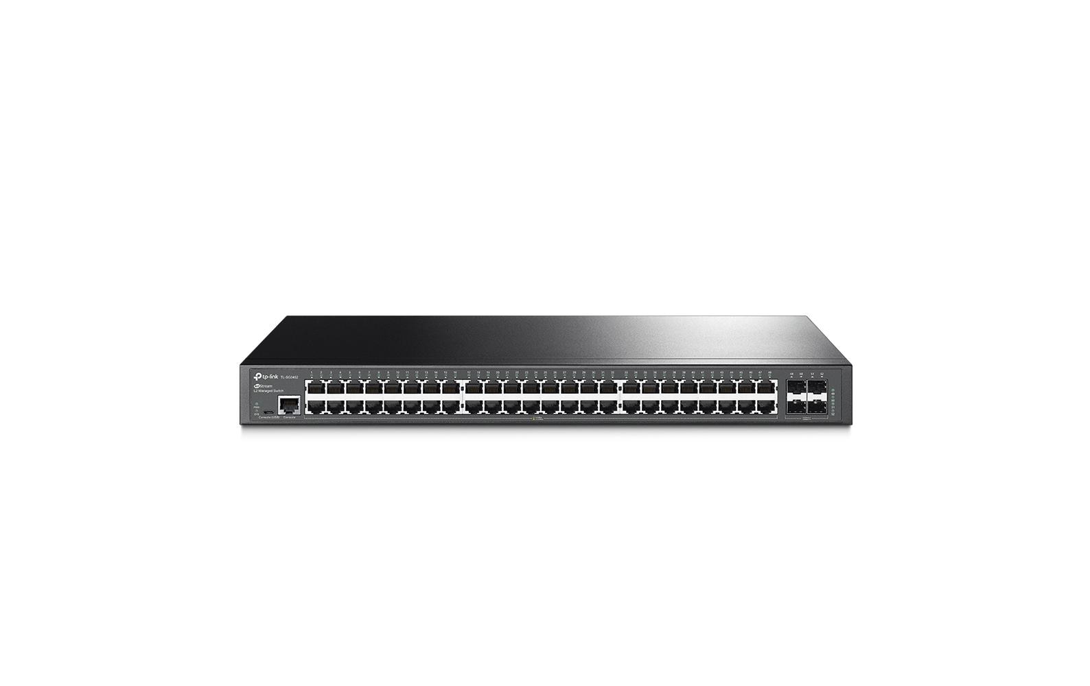 Switch TL-SG3452 52 Port<br>JetStream 48-Port-Gigabit-L2-Managed-Switch mit 4 SFP-Slots