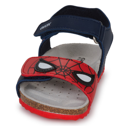 Geox - B SANDAL CHALKI BOY - Marine / Rouge