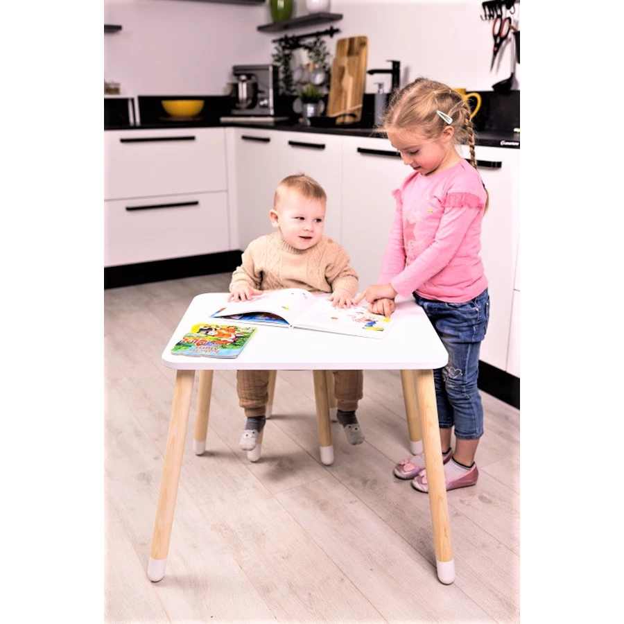 Family-SCL Tisch & Stuhl Bunny weißnatur